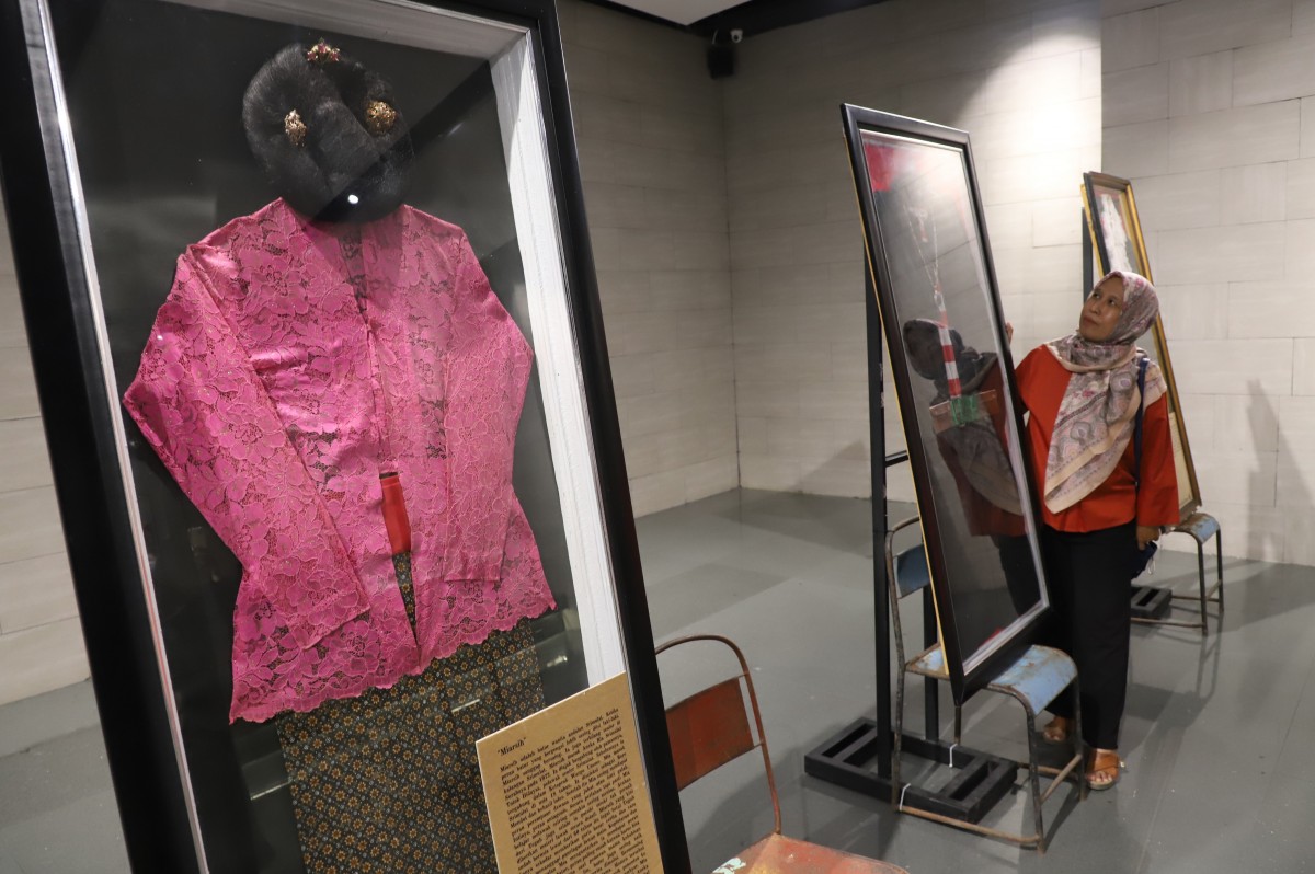 Suasana pameran Srimulat di Basement Alun-alun Surabaya