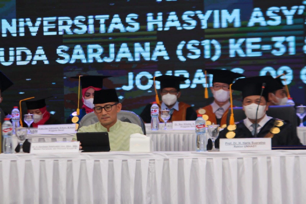 Sandiaga Uno saat diundang ke Jombang