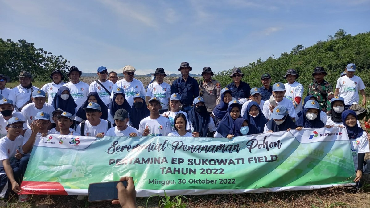 Penanaman 1000 pohon di Bojonegoro