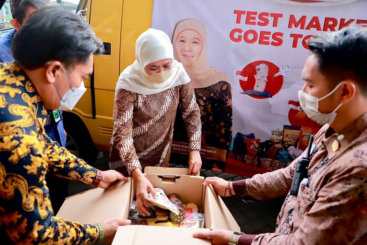 Jajanan asal Jatim diekspor ke Singapura melalui program Test Market.