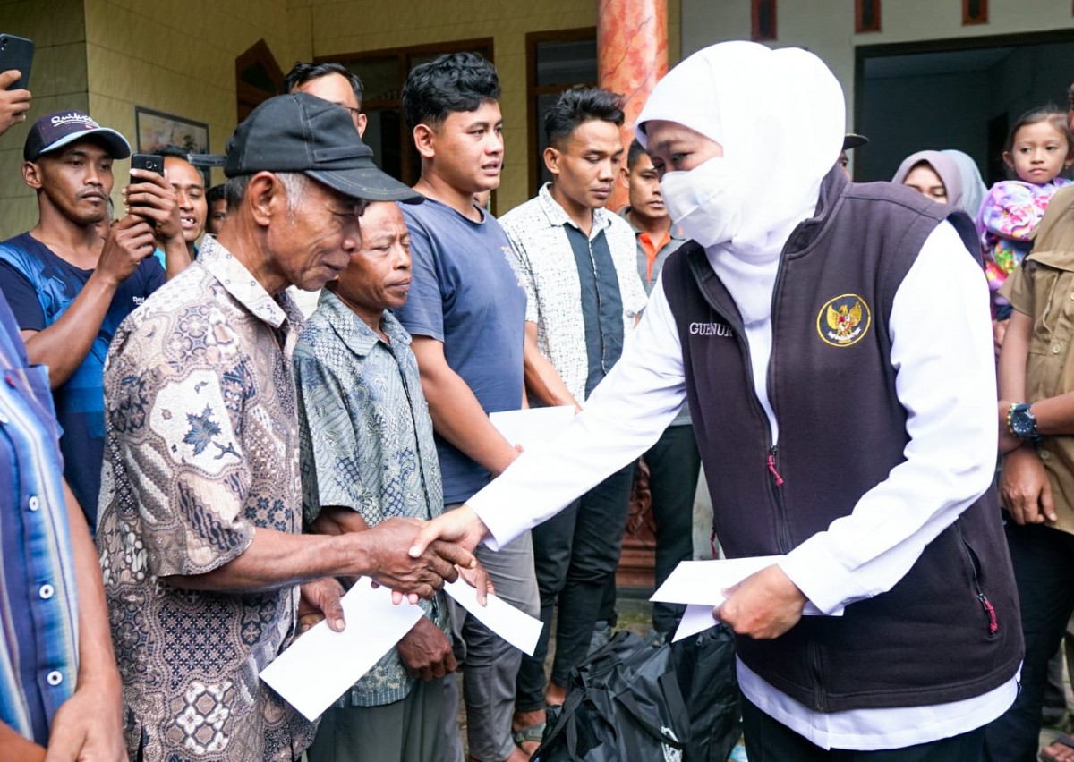 Relokasi Warga Terdampak Tanah Gerak Khofifah Anggarkan Rp50 Juta Per