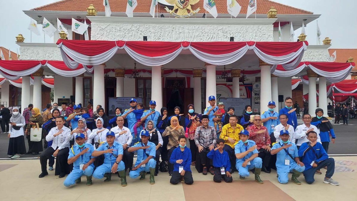 Transmigran asal Jatim diberangkatkan