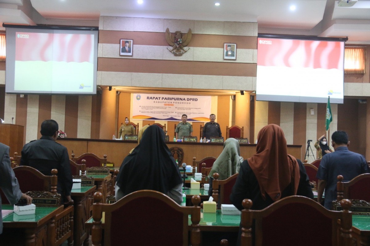Paripurna di DPRD Ponorogo