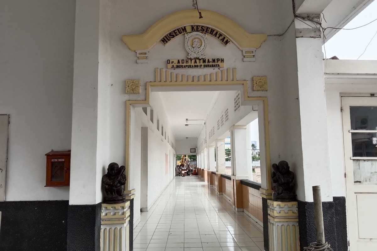 Gedung Museum Kesehatan yang dulunya LP4K (Foto: Rama Indra/jatimnow.com)
