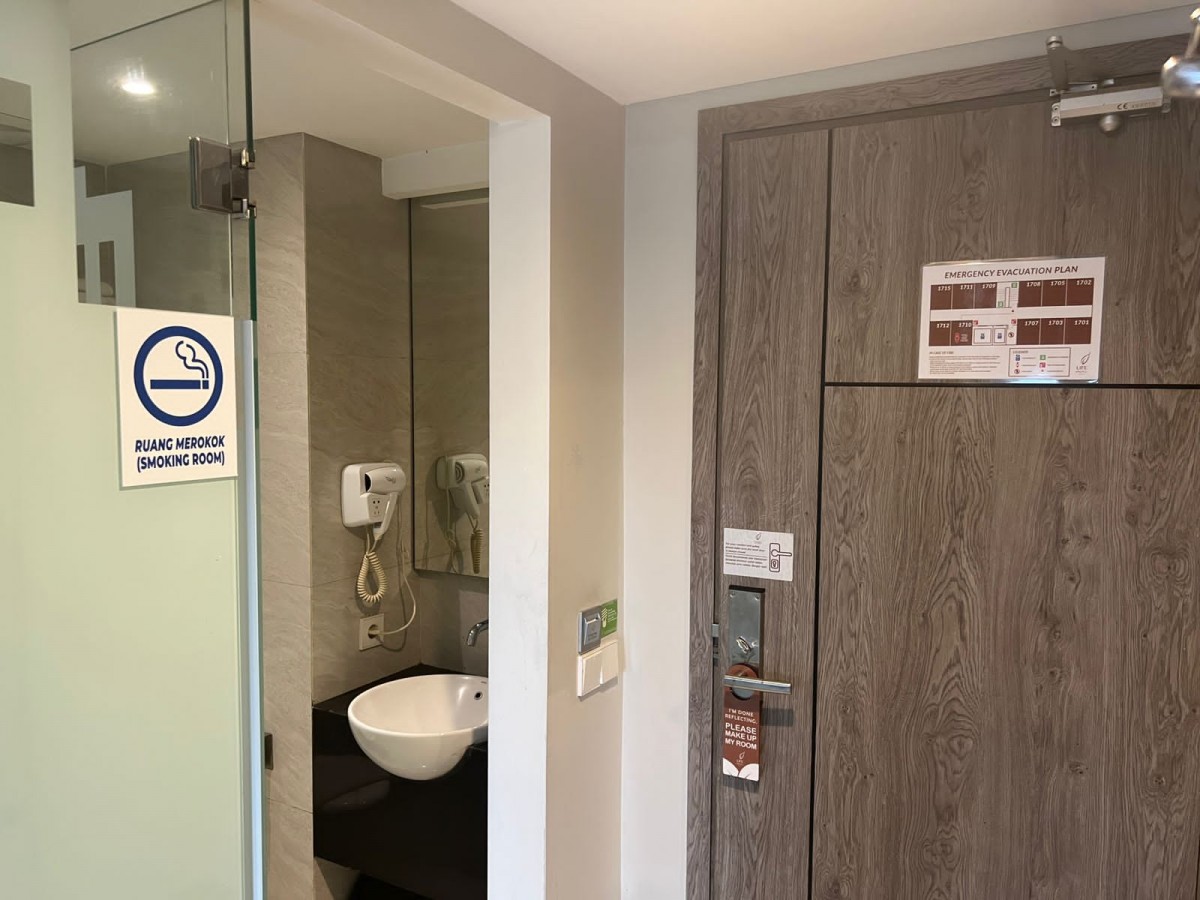 Bagian dalam kamar hotel, yang diduga menjadi tempat produksi video wanita berkebaya merah (Foto: Ist for jatimnow.com)