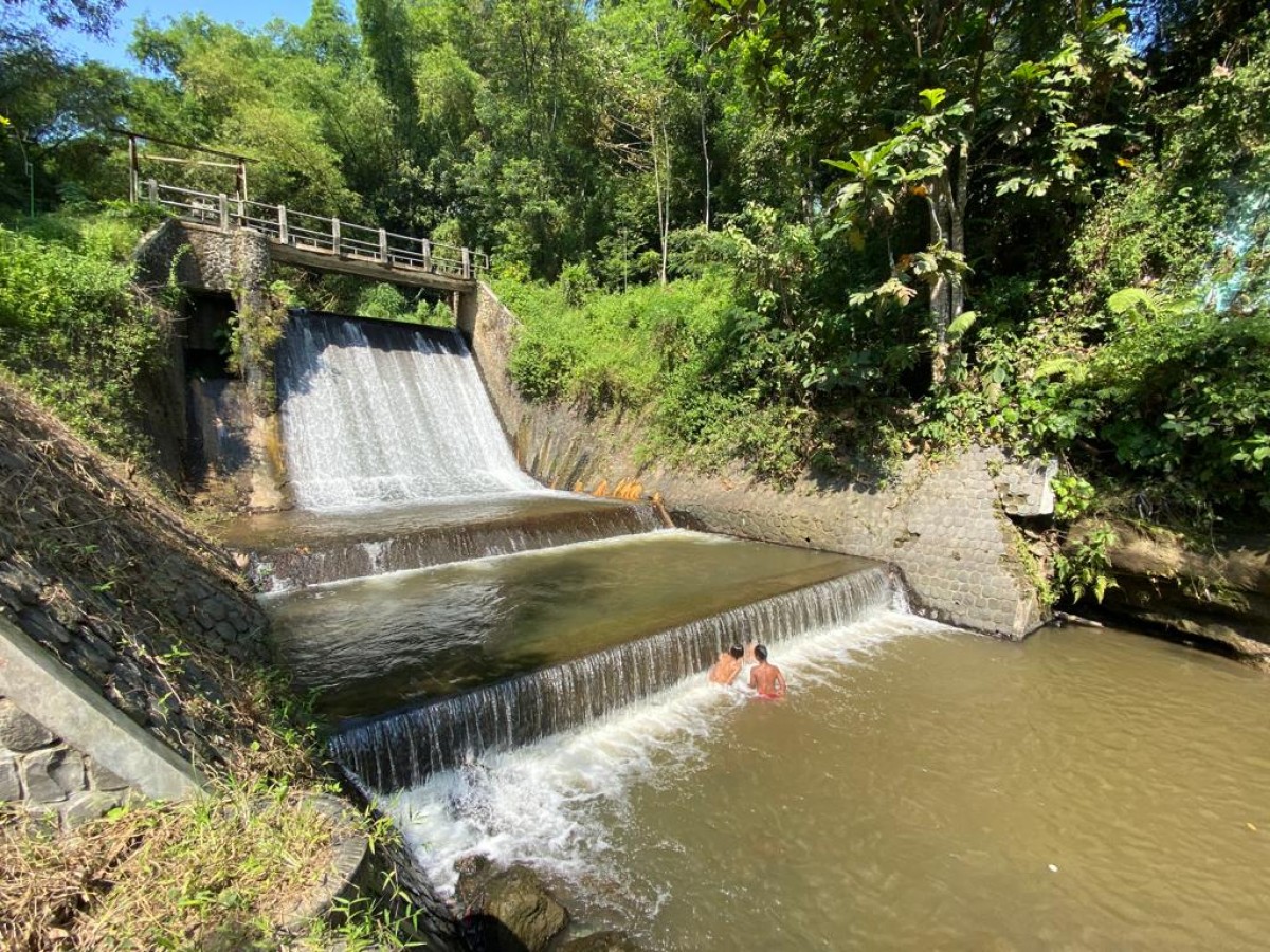 Pemandangan di Kali Kembangan Desa Wisata, Kabupaten Kediri. (Foto:Yanuar Dedy/jatimnow)