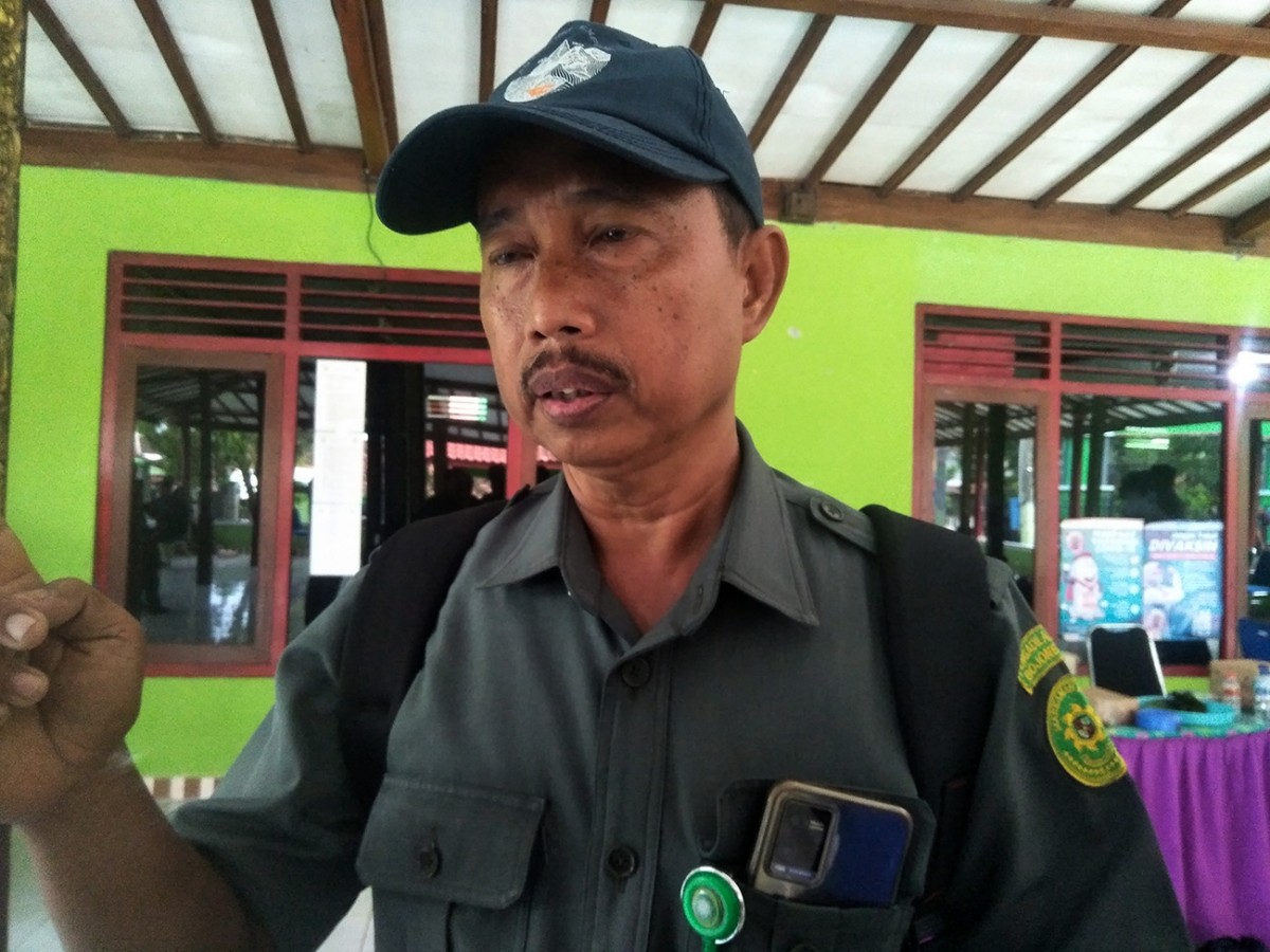 Juru Sita PN Bojonegoro, Supriyono. (foto: Misbahul Munir/jatimnow.com)