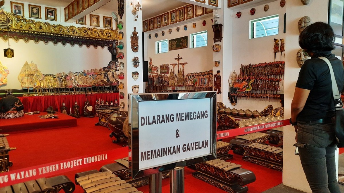 Museum Gubug Wayang di Mojokerto. (Foto: Achmad Supriyadi/jatimnow.com)