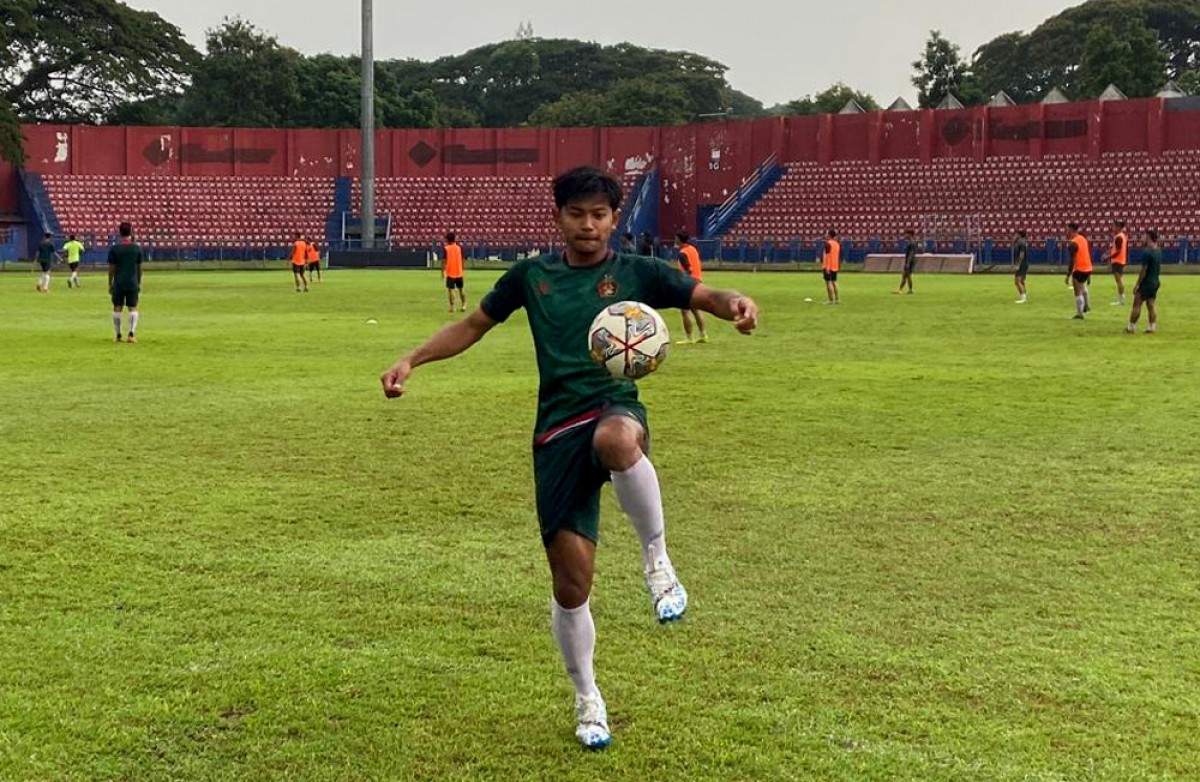 Bintang muda Persik Kediri, Riyatno Abiyoso pernah dilamar pelatihnya saat tampil di level klub lokal. (foto: Yanuar Dedy/jatimnow.com)