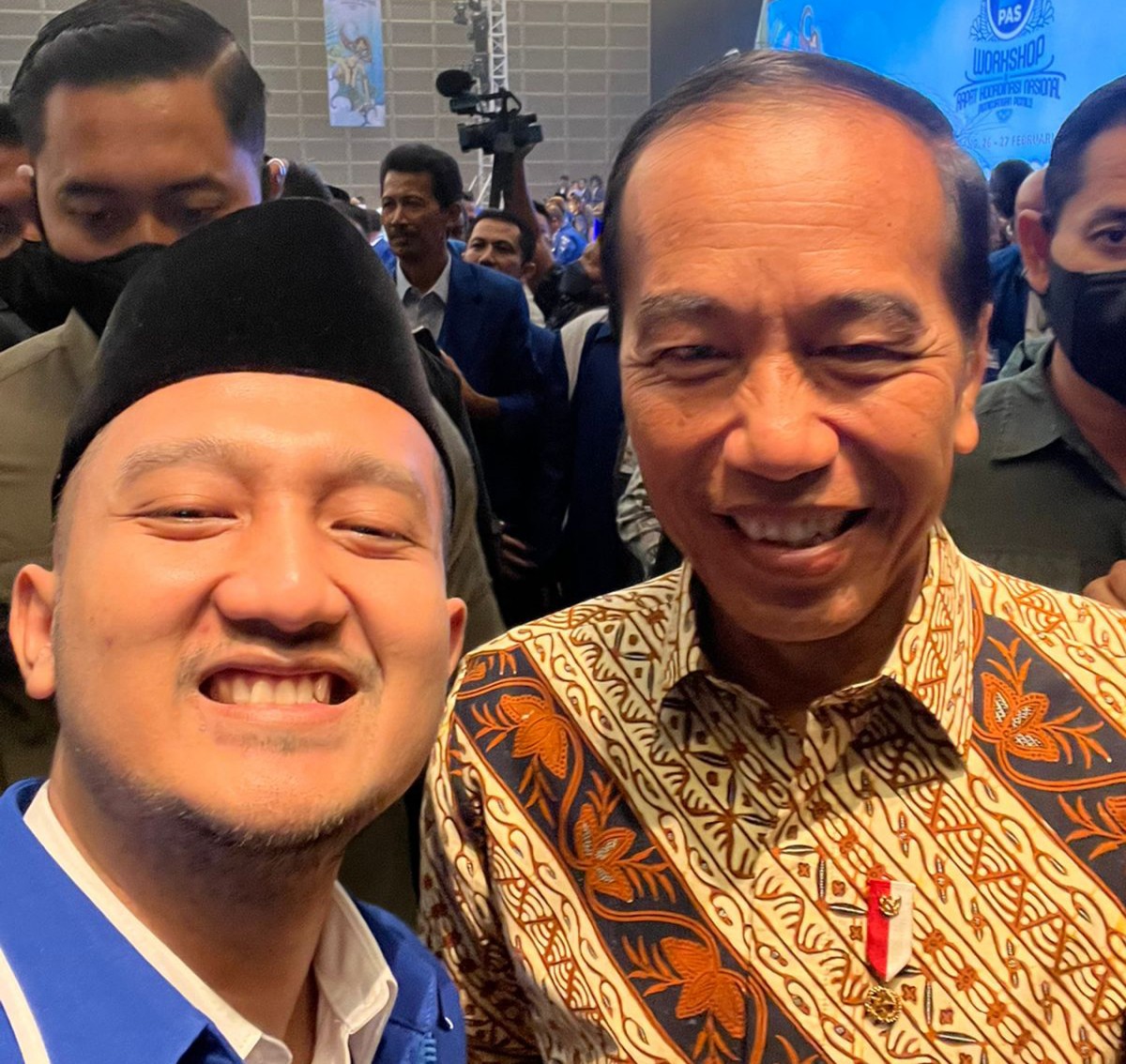 Tom Liwafa bersama Presiden Jokowi