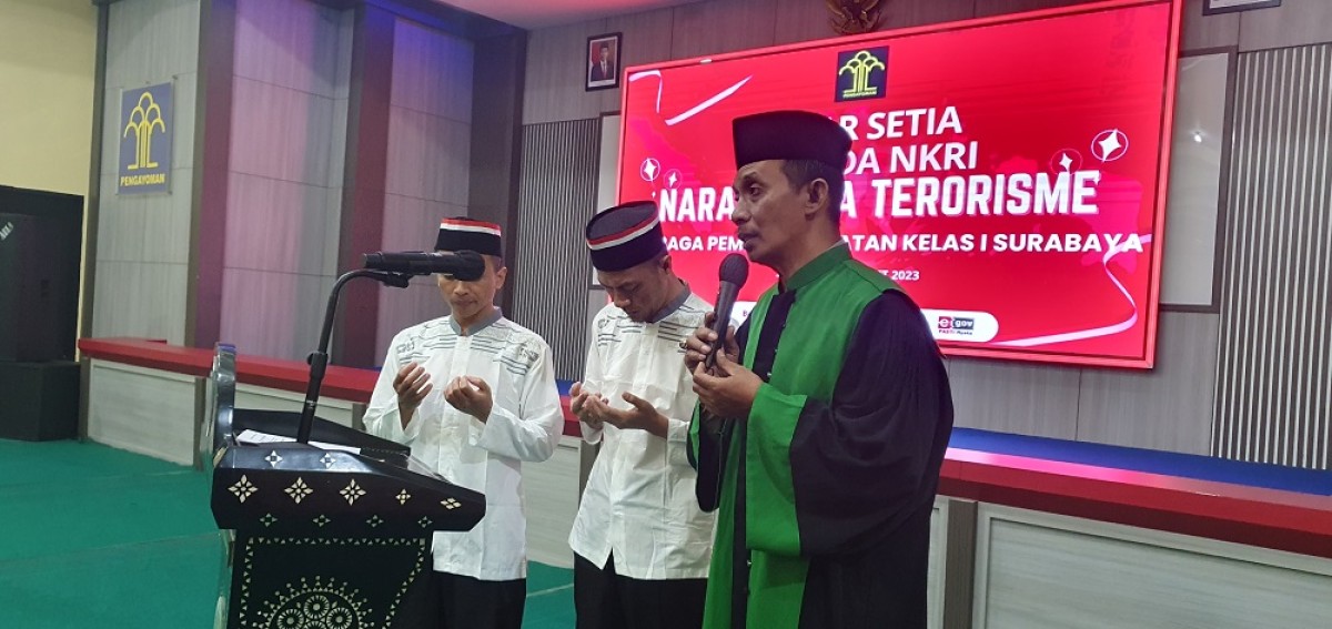 2 Napiter Di Lapas Surabaya Ikrar Setia NKRI