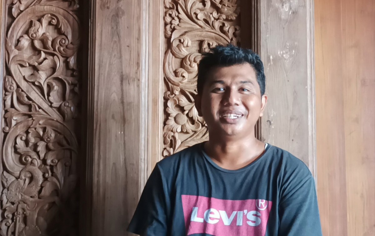 Dwi Wijayanto, pengusaha ukiran kayu Gresik