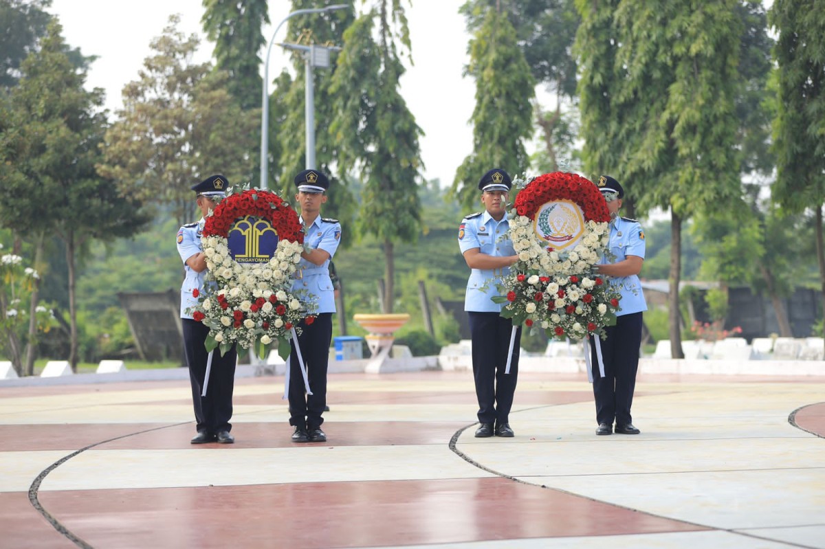 Sikap kepahlawanan diharapkan dimiliki seluruh jajaran pemasyarakatan di Jatim. (foto: Humas Kanwil Kemenkumham Jatim for jatimnow.com)
