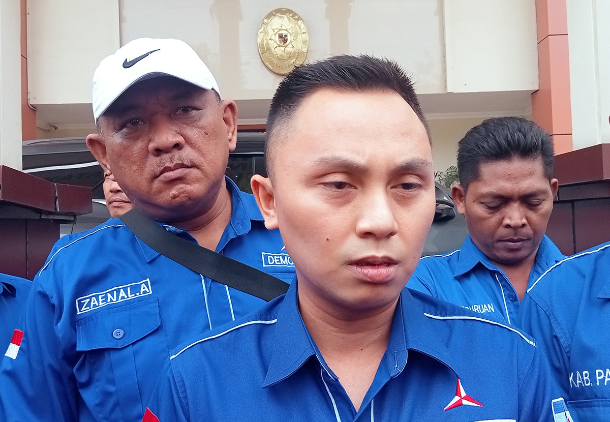 Ketua DPC Partai Demokrat Kabupaten Pasuruan, Naufal Alghifary. (foto: Moch Rois/jatimnow.com)