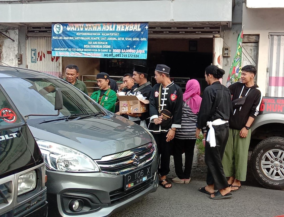 Paguyuban Kampung Pesilat Srono ingin memberi kesan sosial bagi warga. (foto: Eko Purwanto/jatimnow.com)