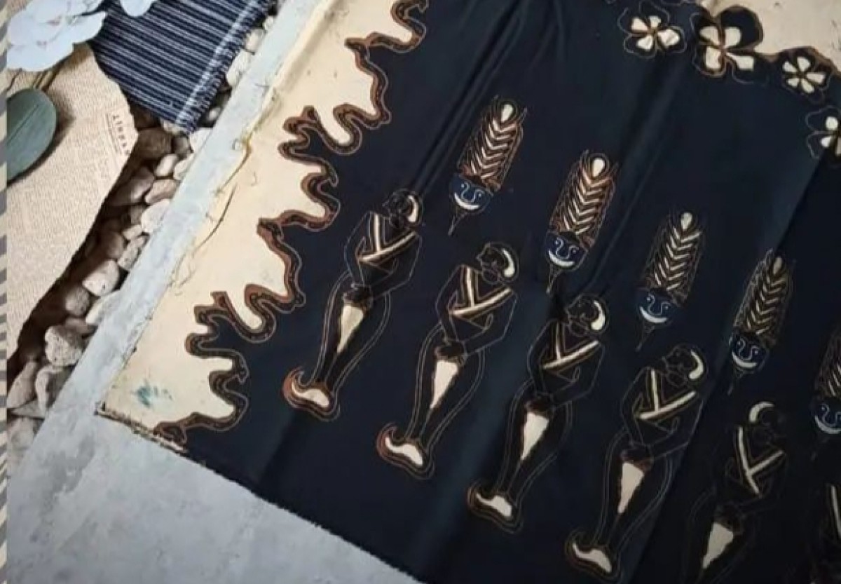 Batik Tengul (Foto: IG @batik_putra_dolokgede for jatimnow.com)
