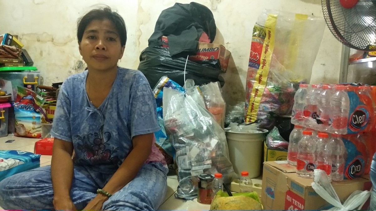 Iyem, istri Syamsuri. (Foto: Haryo Agus/jatimnow.com)