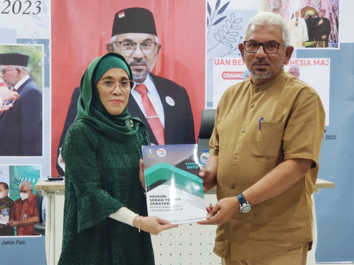 Restu Novi Widyani (kiri) dan M Alwi (kanan) (Dinsos Jatim for jatimnow.com)