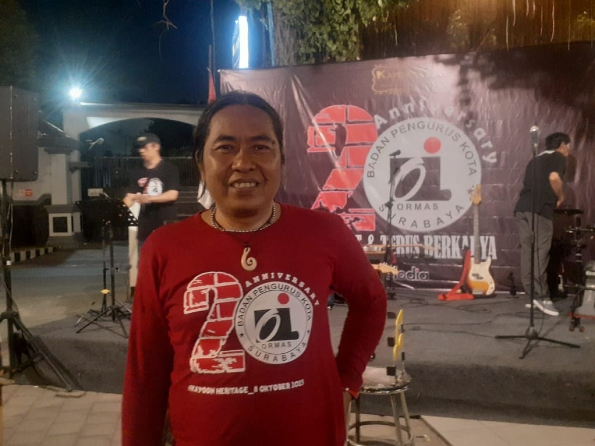 Ketua Oi Surabaya, Ahmad Nur. (Foto: Endang Pergiwati/jatimnow.com) 