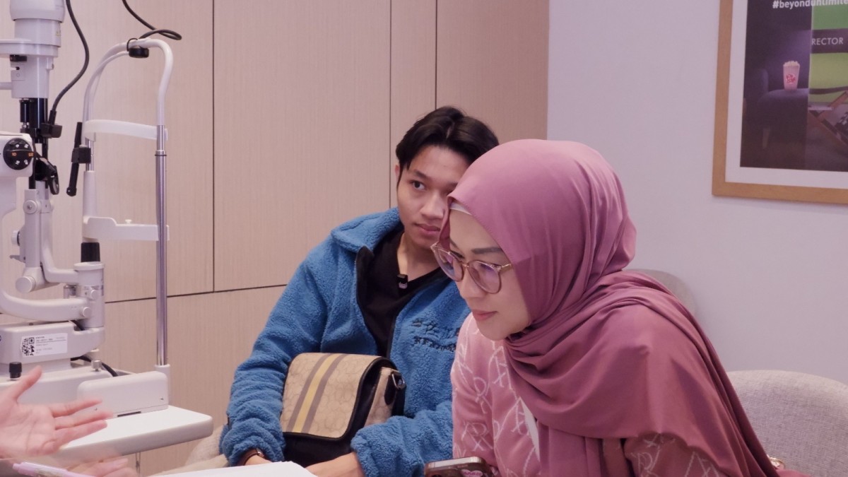 Kiesha Alvaro saat didampingi sang ibu Oki Agustina.