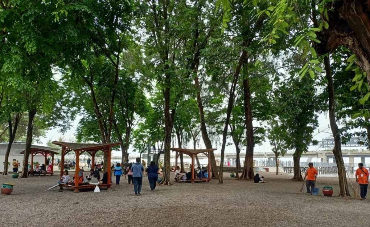 Pantai Ria Kenjeran. (dok. jatimnow.com)