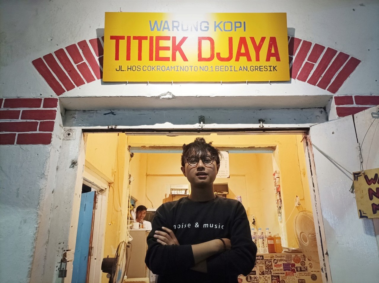 Rico Andreas, pemilik Warkop Titiek Djaya