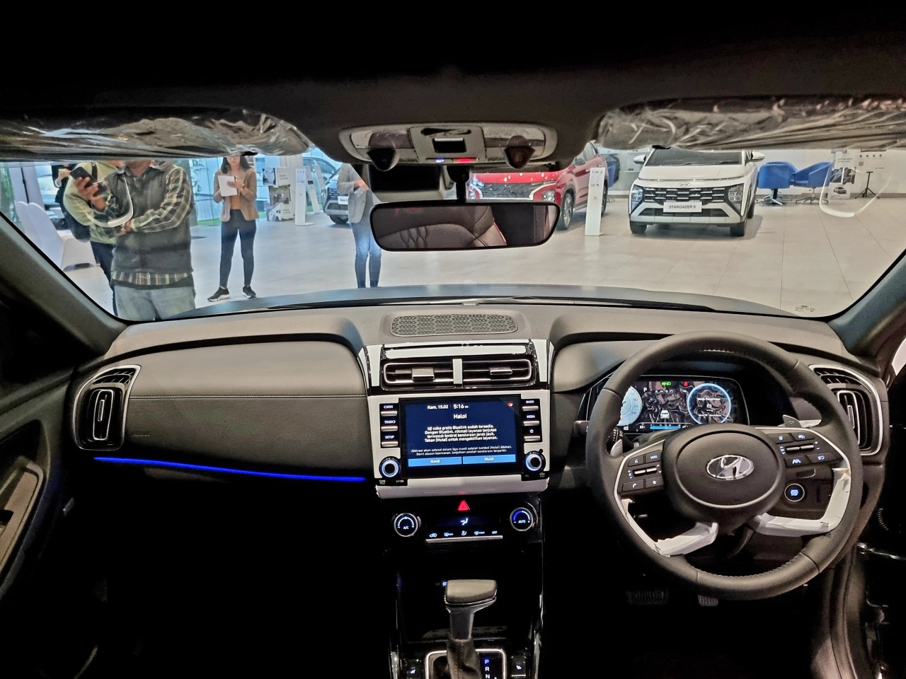 Tampak dalam Hyundai Creta Alpha (foto: Ni'am Kurniawan/jatimnow.com)