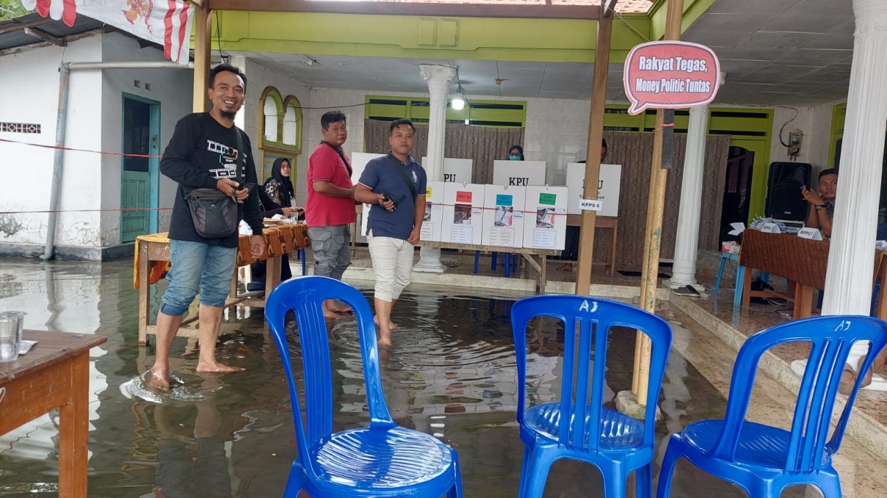 TPS 25 Kelurahan Bancaran, Bangkalan. (Foto: Fathor Rahman/jatimnow.com)