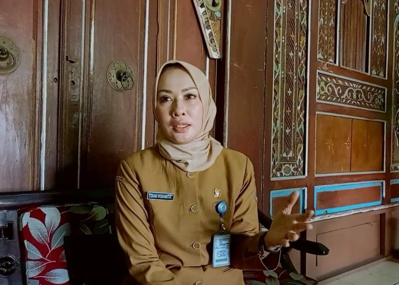 Sekertaris Dinas Kebudayaan dan Pariwisata Provinsi Jawa Timur, Dian Okta Yoshinta.