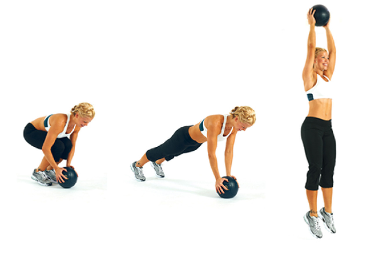 Medicine ball burpees (Foto: gymrat-fitness.com for jatimnow.com)