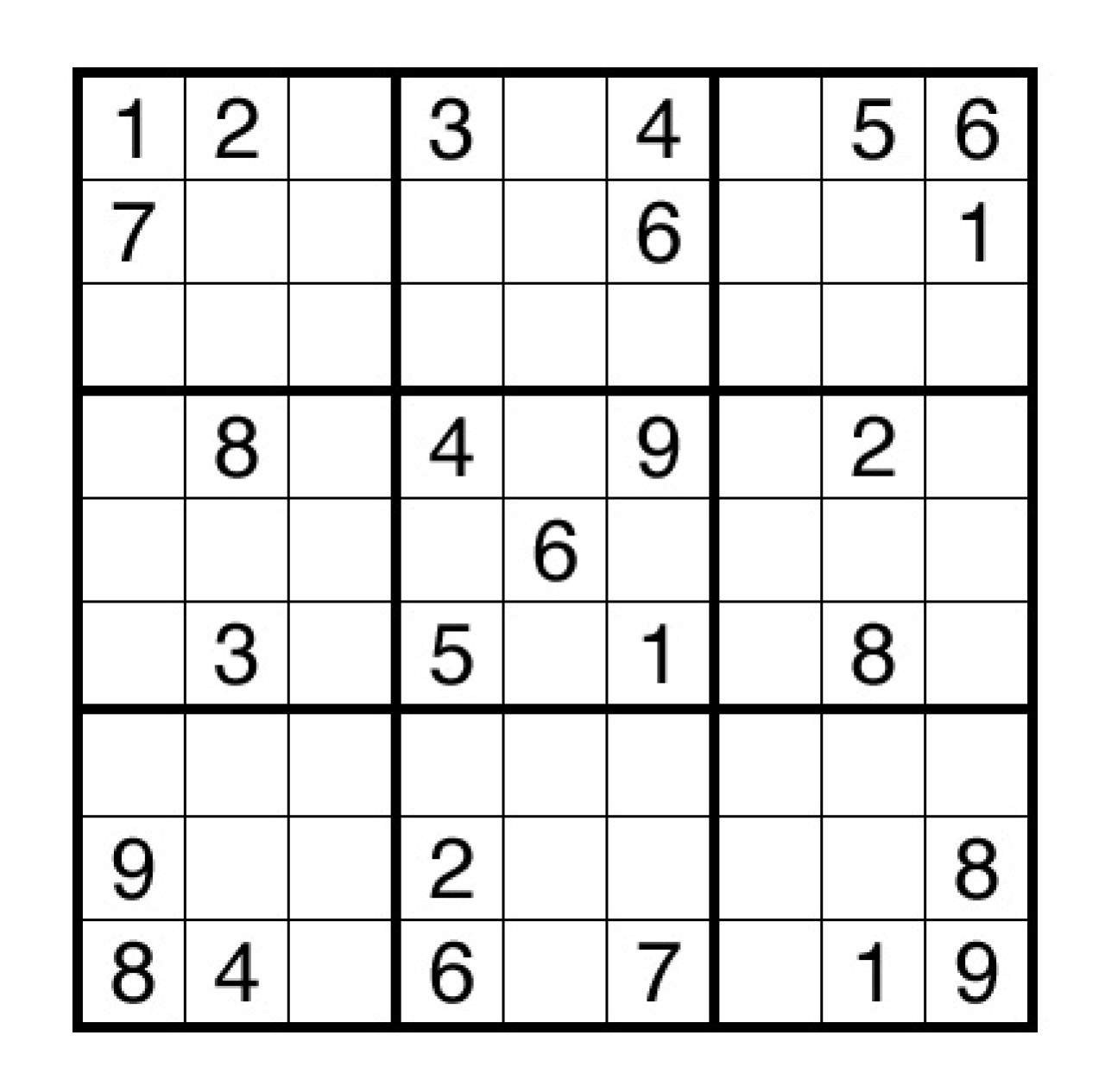 Sudoku. (Foto: gmpuzzles.com)
