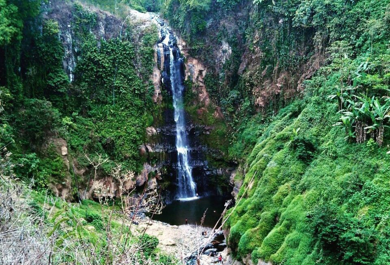 Air Terjun Manggisan. (Foto: Instagram @eko.wijornako for jatimnow.com)