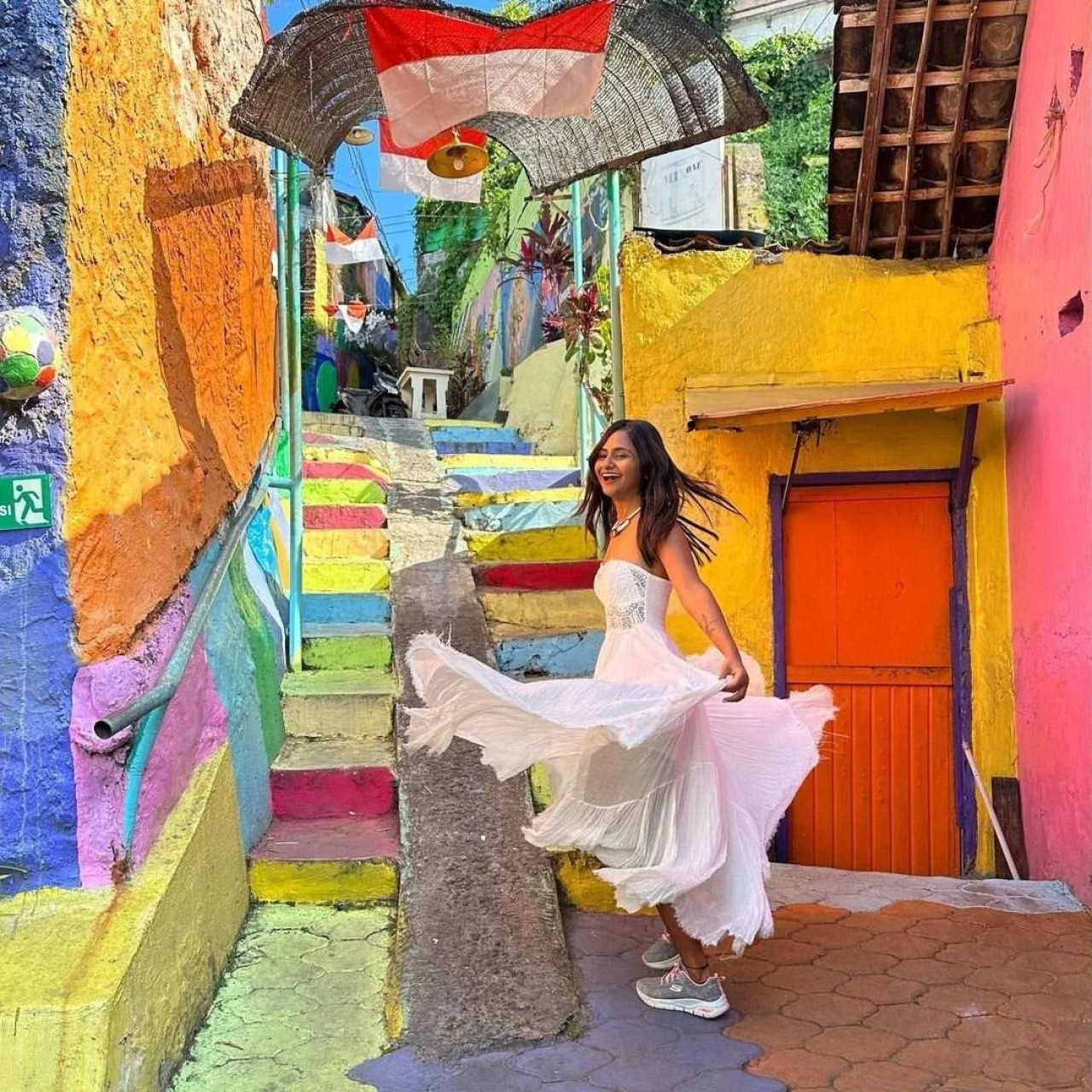 Kampung Jodipan. (Foto: Instagram @kampung_warna_warni for jatimnow.com) 