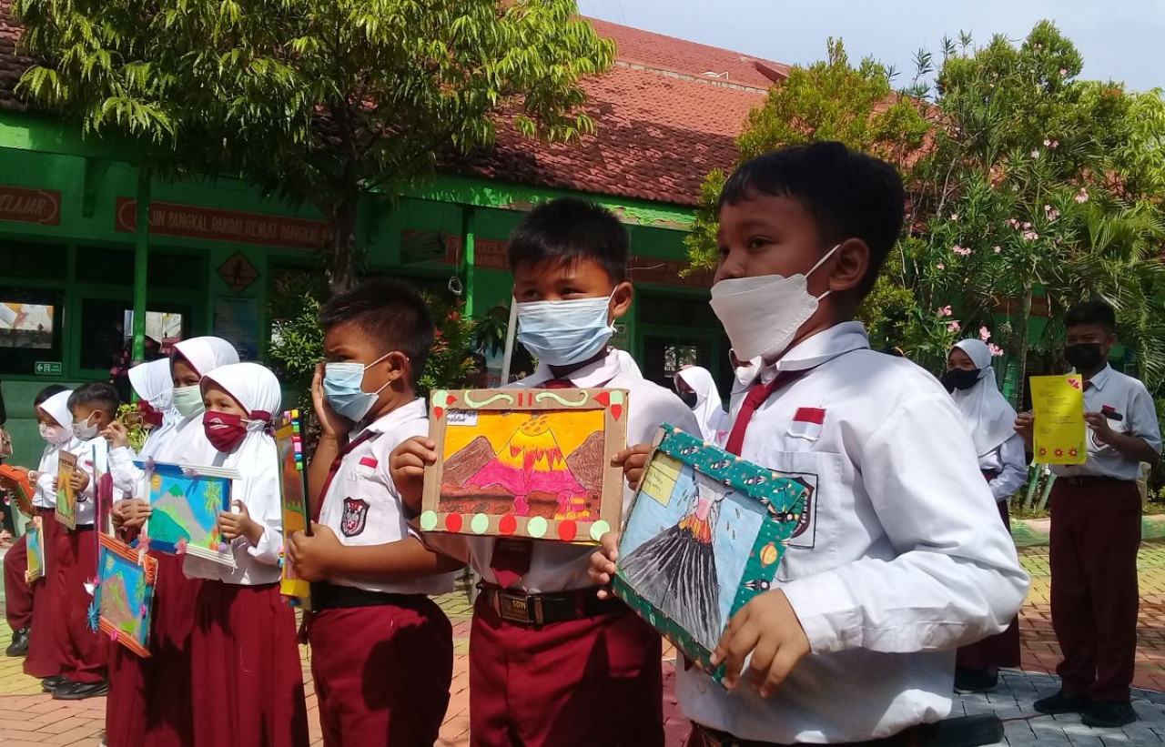 Siswa SDN Mangunharjo 6 Kota Probolinggo. (Foto: dok. jatimnow.com)