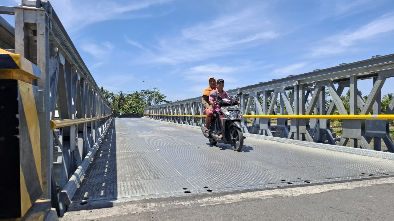 Jembatan Mujur II. (Foto: Ni'am Kurniawan/jatimnow.com)