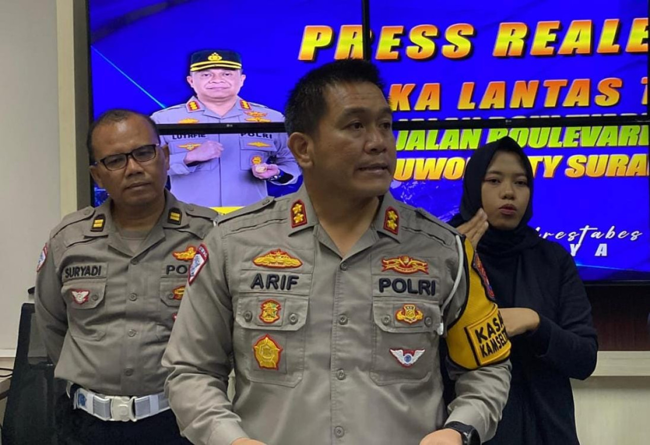 Kasatlantas Polrestabes Surabaya Arif Fazlurrahman (foto: Munir/jatimnow.com)