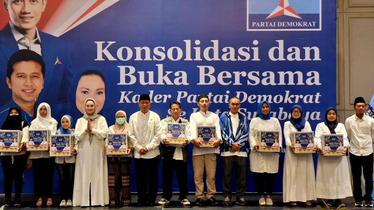 Konsolidasi Kader Demokrat Surabaya (foto: Ni'am/jatimnow.com)
