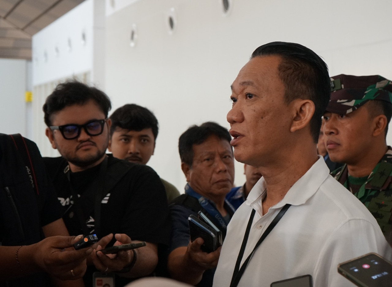 General Manager Bandar Udara Internasional Juanda, Muhammad Tohir. (Foto:Ahaddiini HM/jatimnow.com) 