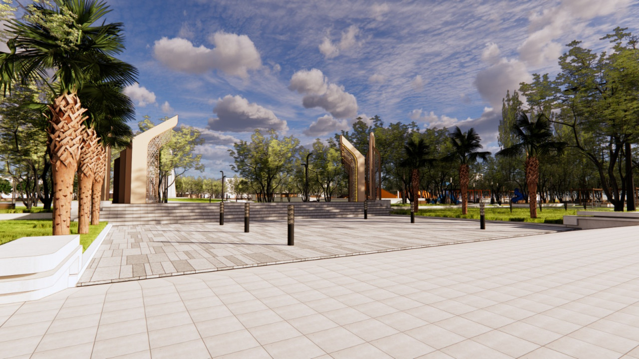 Desain alun-alun Sidoarjo