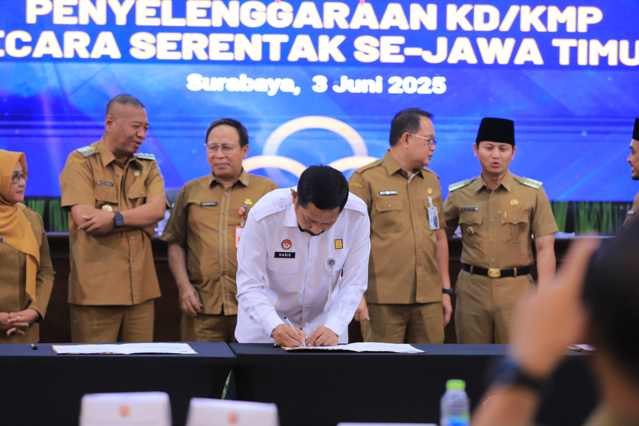 Payung Hukum Koperasi Merah Putih se-Jatim Rampung