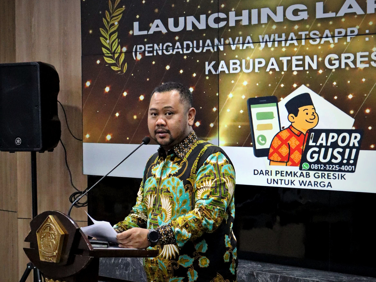 Pemkab Gresik Luncurkan Kanal Pengaduan Bernama Lapor GUS