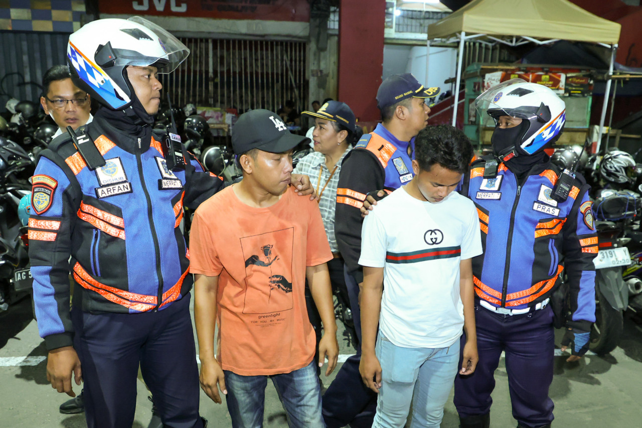 Tampang Jukir Liar di Jalan Tunjungan Surabaya