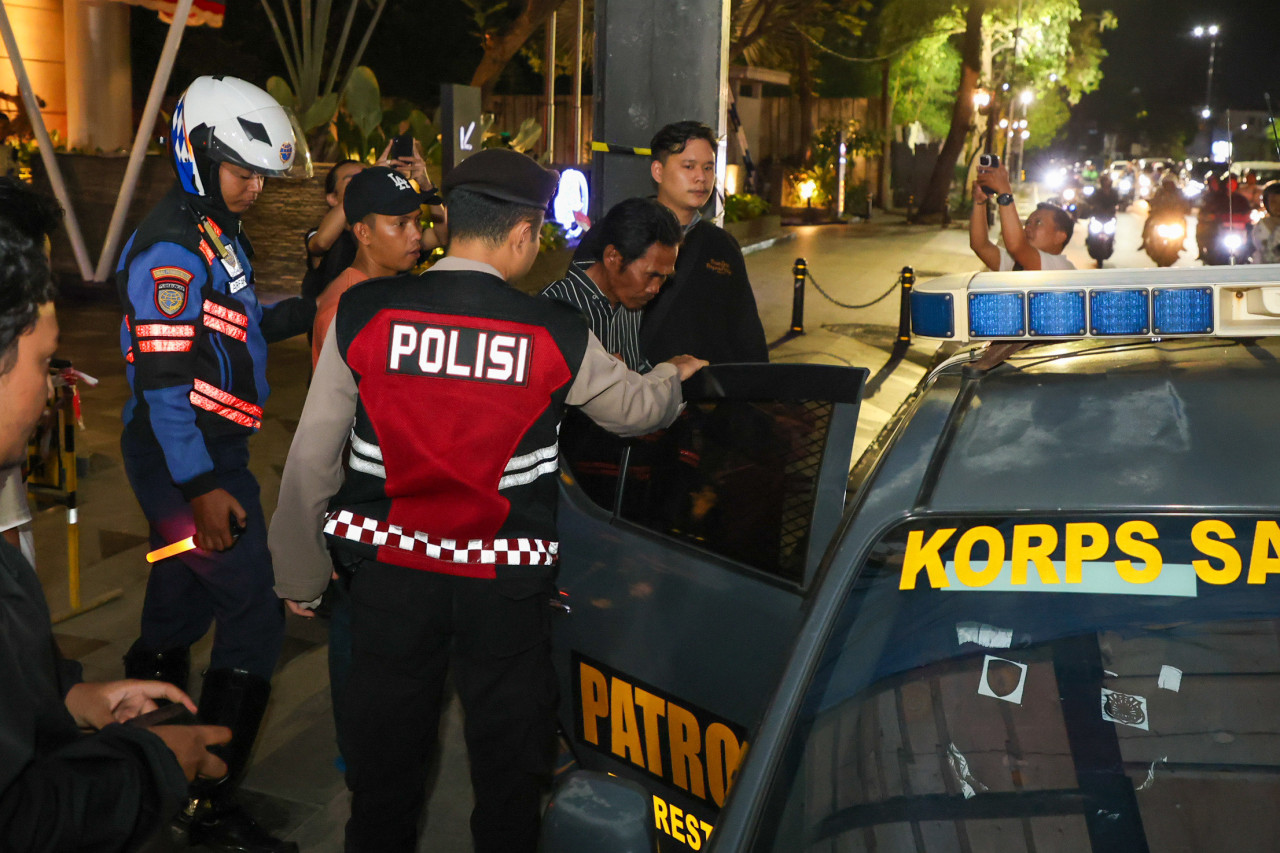 Jukir Liar diamankan ke Polrestabes Surabaya