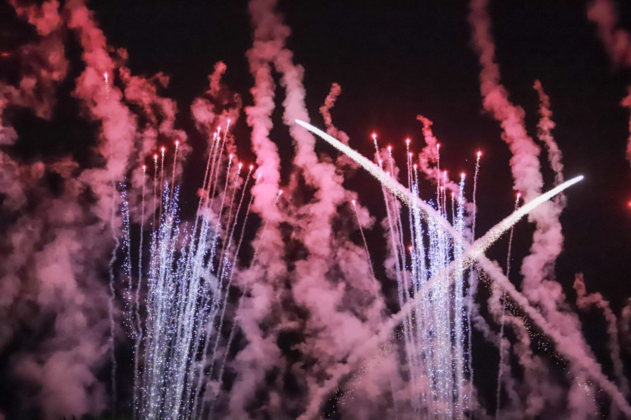 Kembang api meriahkan event JFC (Diskominfo/jatimnow.com)