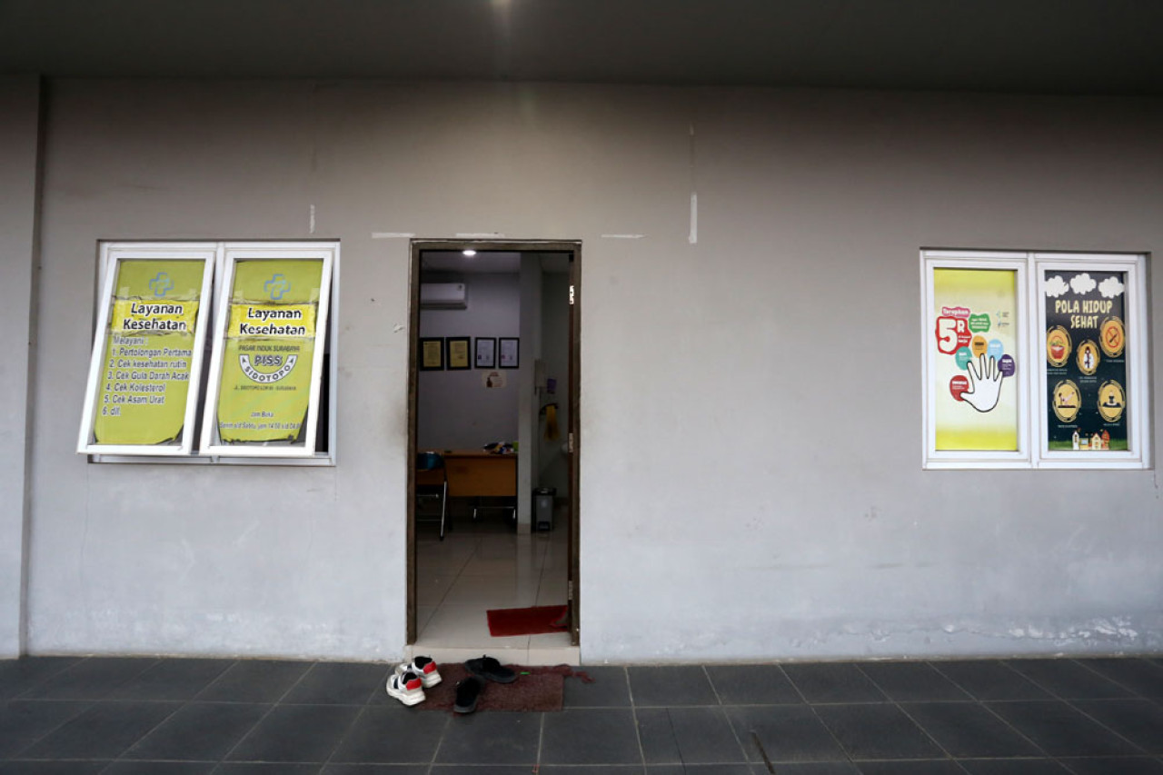 Ruangan layanan kesehatan sangat bagus dan nyaman