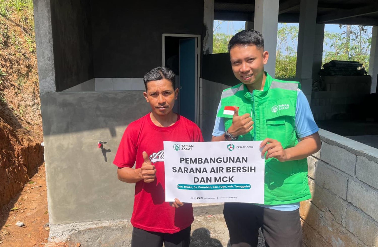 Warga Dusun Mloko Kini Merdeka dari MCK Tak Layak! Terima Kasih Taman Zakat