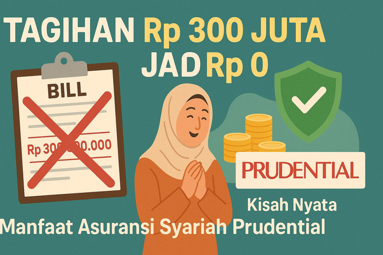 Gak Nyangka! Tagihan Rp 300 Juta Jadi GRATIS Berkat Asuransi Syariah Prudential