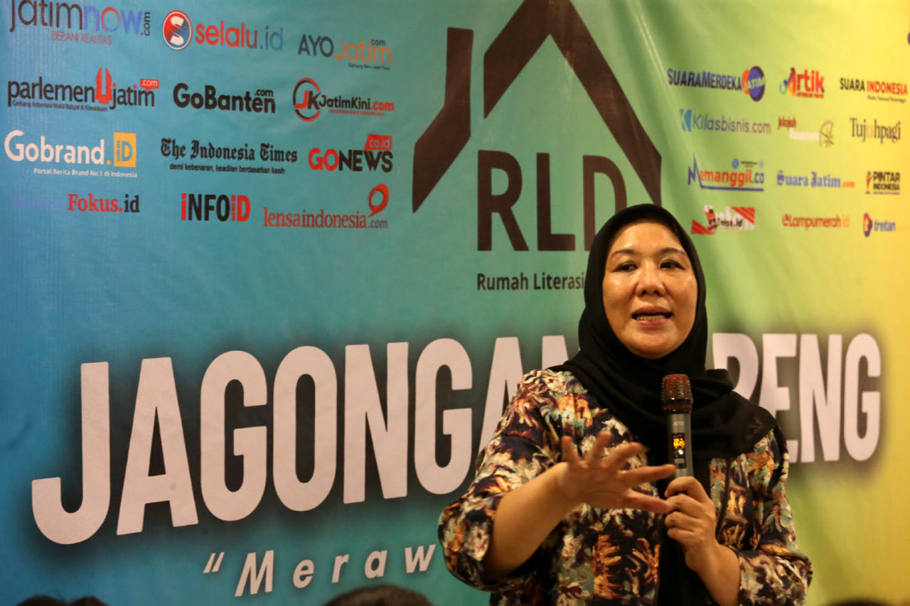 Pemerhati autisme, Chusnur Ismiati Hendro. (Foto: Ali Masduki/JatimNow.com)