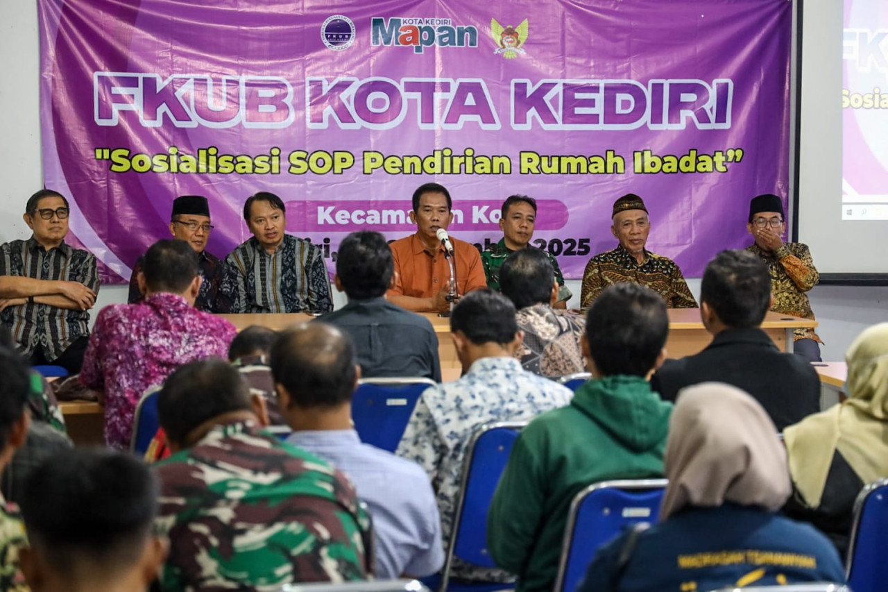 FKUB dan Pemkot Kediri Sosialisasikan SOP Pendirian Rumah Ibadah