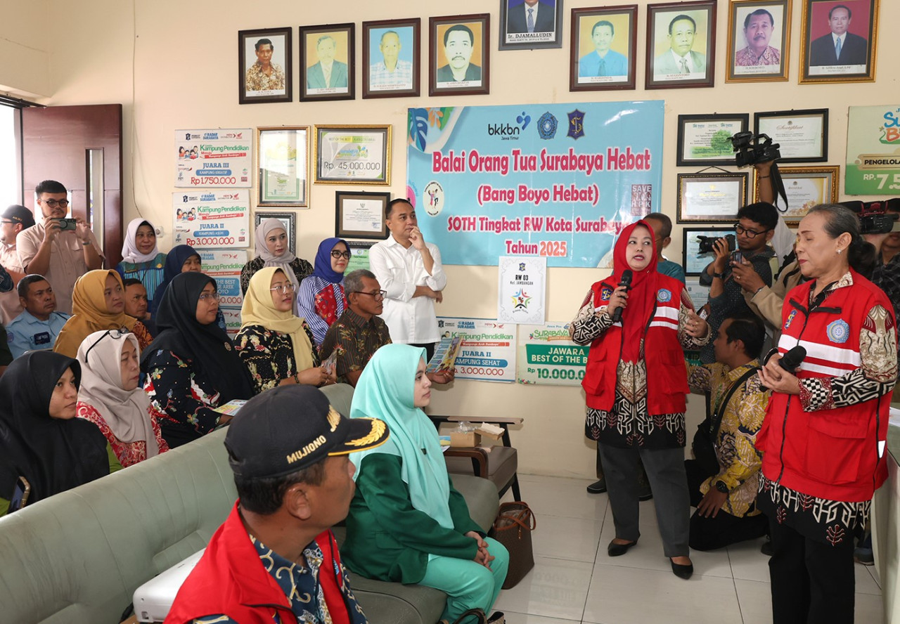 Keseruan sosialisasi TBC di Surabaya